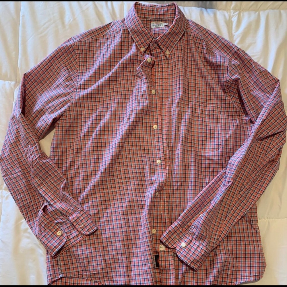 Faherty Men’s Large Plaid Button Shirt